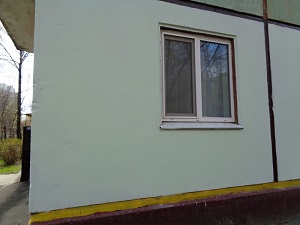 Окраска фасада дома