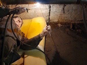 Газосварочные работы в подвальном помещении по ремонту системы отопления